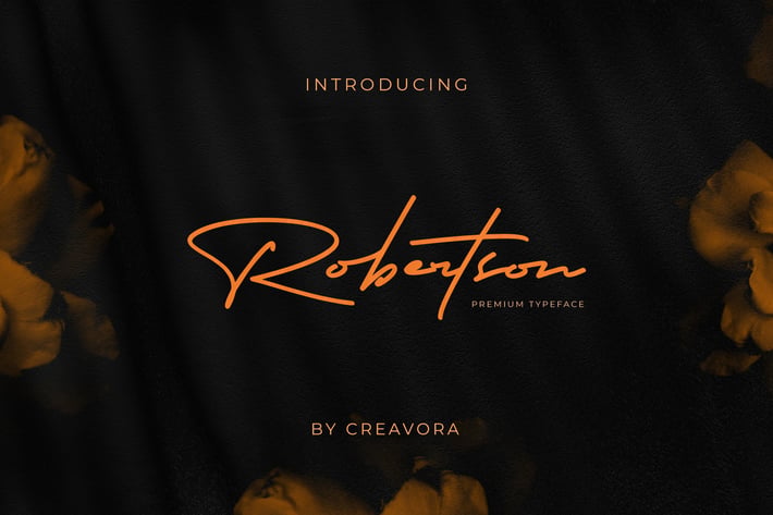 Robertson - Signature Font