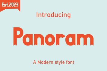 Panarom Font
