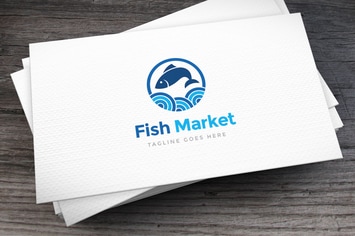 Fish Market Logo Template