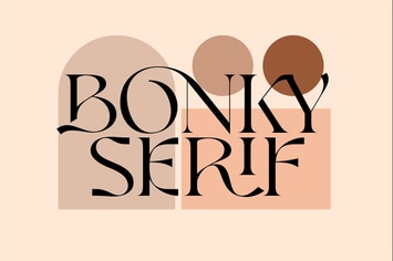 Bonky serif