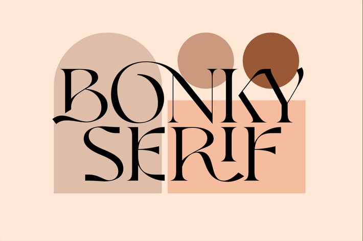Bonky serif