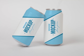 Drink Soda Can Mock Up