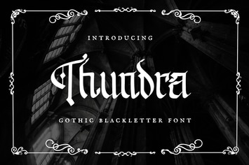 Thundra – Blackletter Font