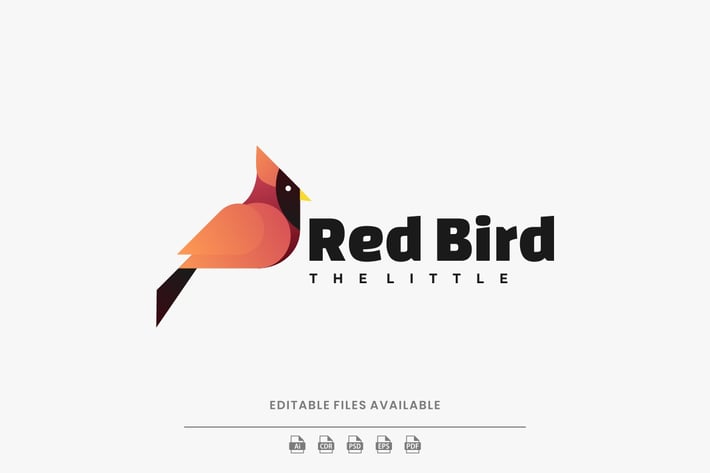 Red Bird Gradient Logo