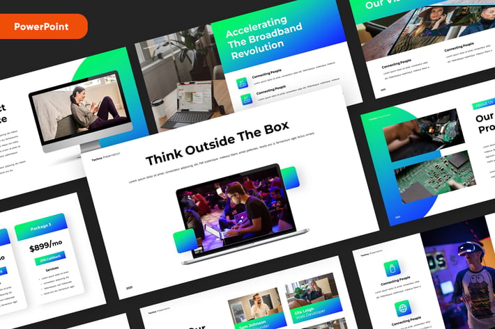 TECHNO - Technology Powerpoint Template
