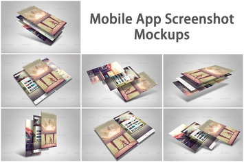 Mobile App Screenshot Mockups
