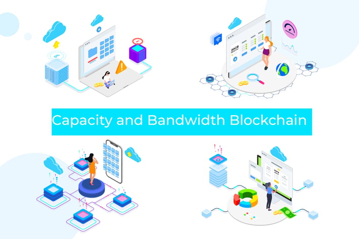 Capacity and Bandwidth Blockchain Isometric 1 - TU