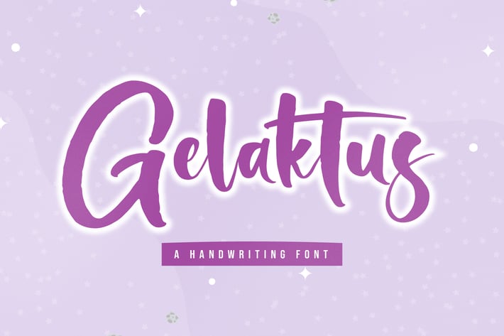 Gelaktus Handwritting Font