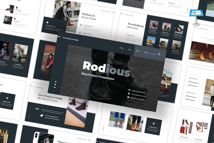 Rodius - Shoes Store Keynote Template