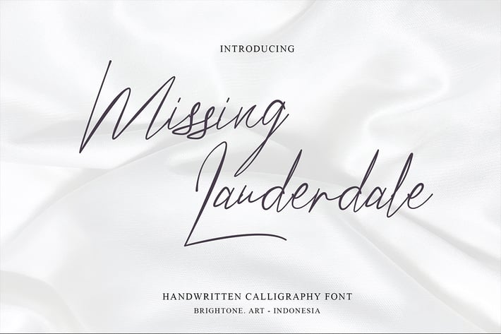 Missing Lauderdale - Handwritten