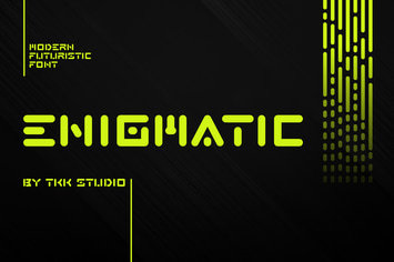 ENIGMATIC - Modern Futuristic font