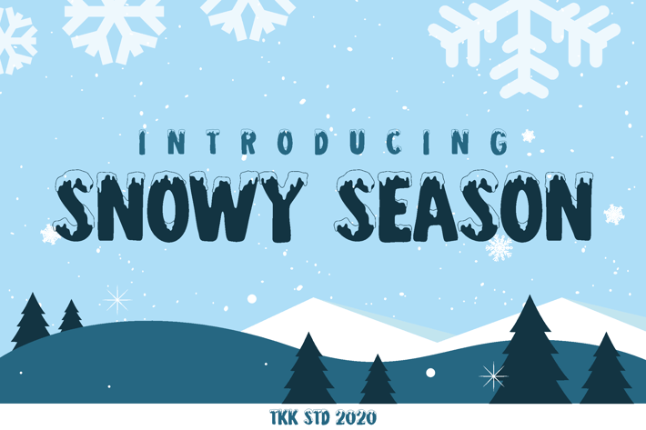 Snowy Season - Kids Font