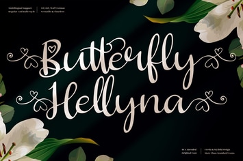 Butterfly Hellyna Script