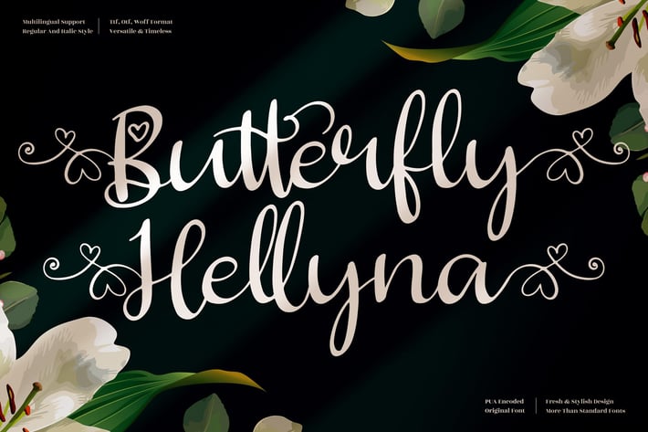 Butterfly Hellyna Script