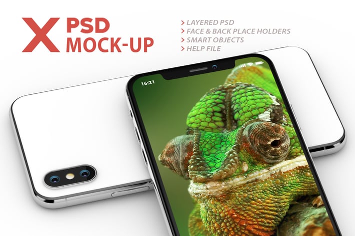PhoneX PSD Mock-Up