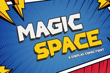 Magic Space - Display Comic Font