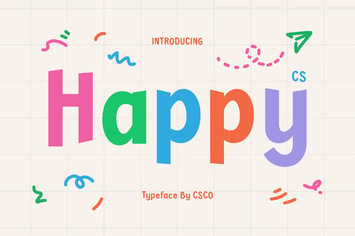  Happy – Fun Font