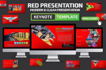 Red Keynote Presentation