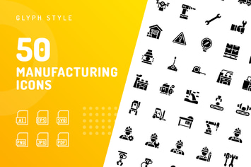Manufacturing Glyph Icons