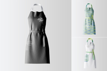 Restaurant and Home Kietchen Apron Mockup-03