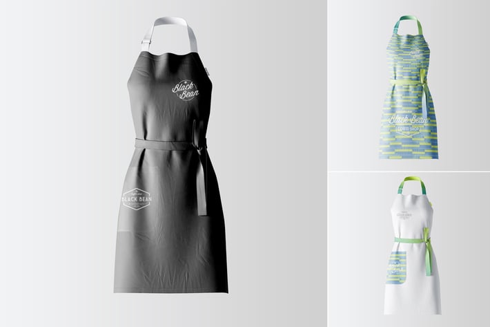 Restaurant and Home Kietchen Apron Mockup-03