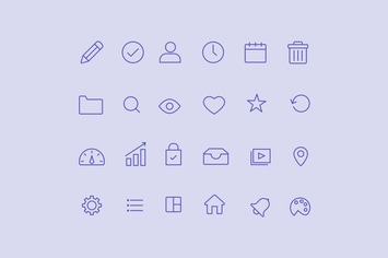 20 Admin Dashboard Icons