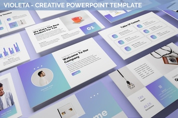 Violeta - Creative Powerpoint Template