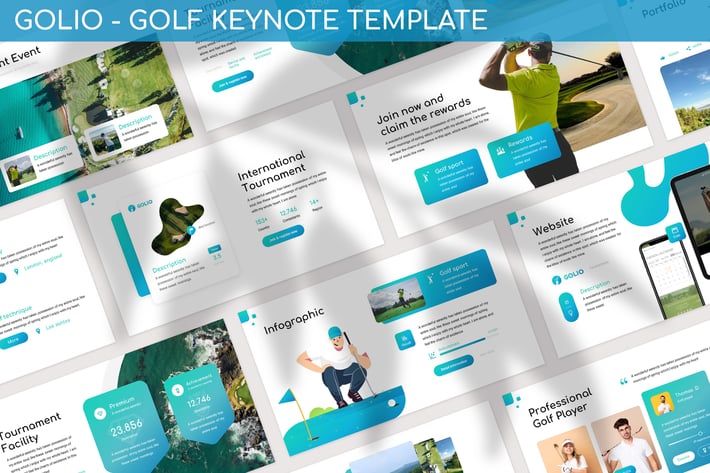 Golio - Golf Keynote Template
