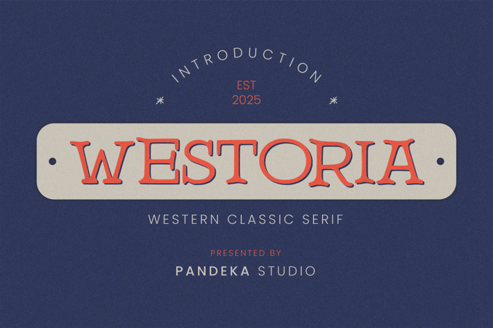 Westoria - Vintage Serif Logo Font