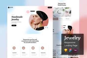Jewelry Responsive Landing Page