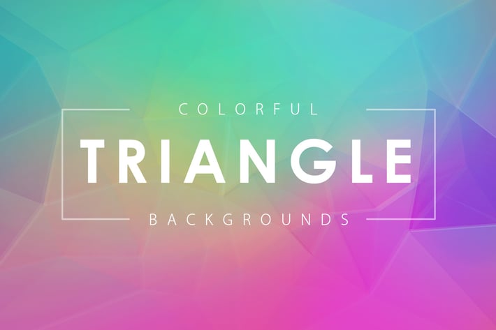 Colorful Triangle Backgrounds