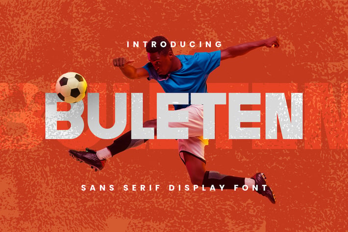 Buleten - Modern Sans Sports Font