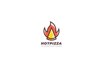 Hot Pizza Logo