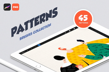 Procreate Patterns: Brushes Set