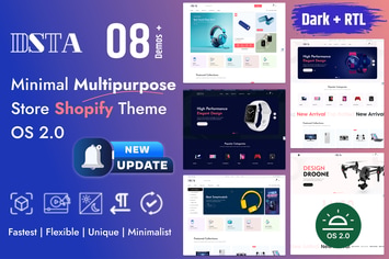 Dsta- Minimal eCommerce Store Shopify Theme 2.0