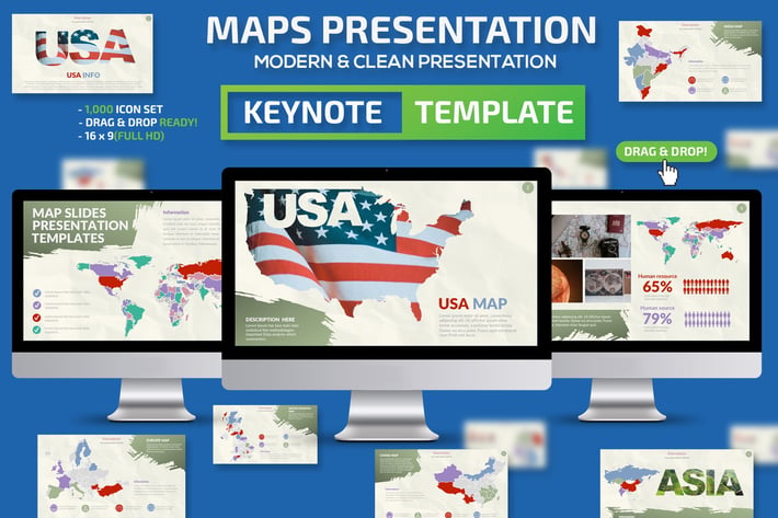 Maps Keynote Template