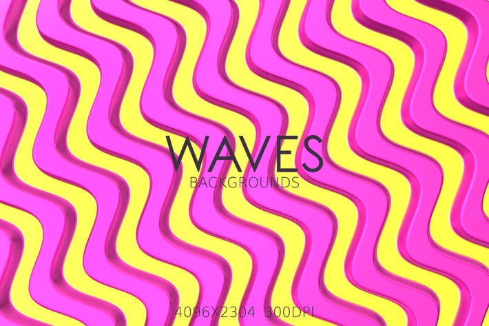Colorful Waves Backgrounds