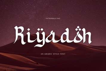 Riyadoh - Arabic Style Font