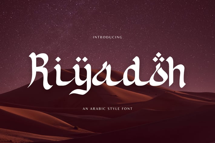 Riyadoh - Arabic Style Font