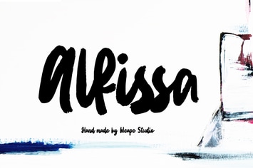 Alfissa - Brush Font