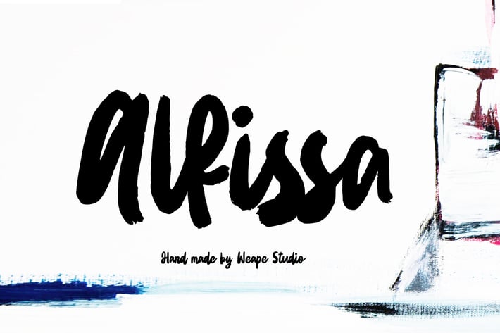 Alfissa - Brush Font