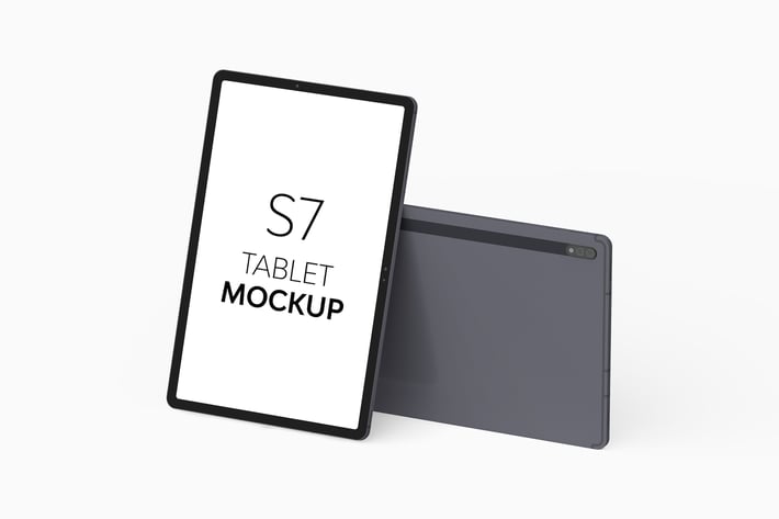 S7 Tablet Mockup