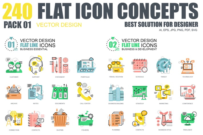 Flat Icons