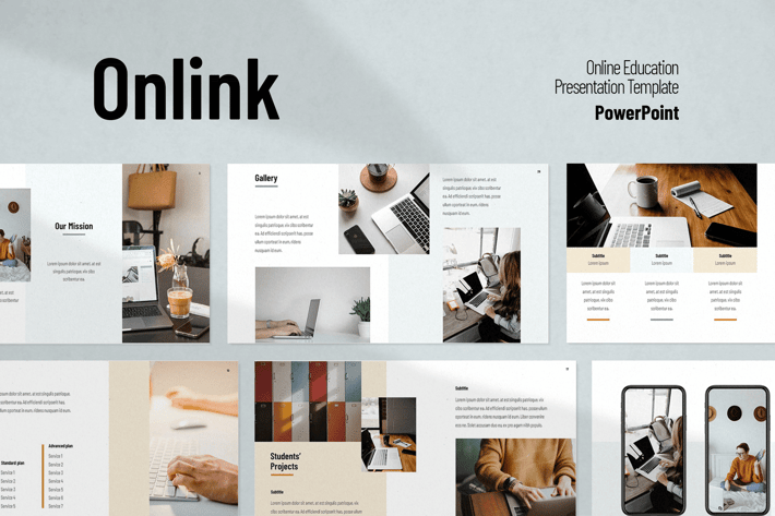 Online Education PowerPoint Template