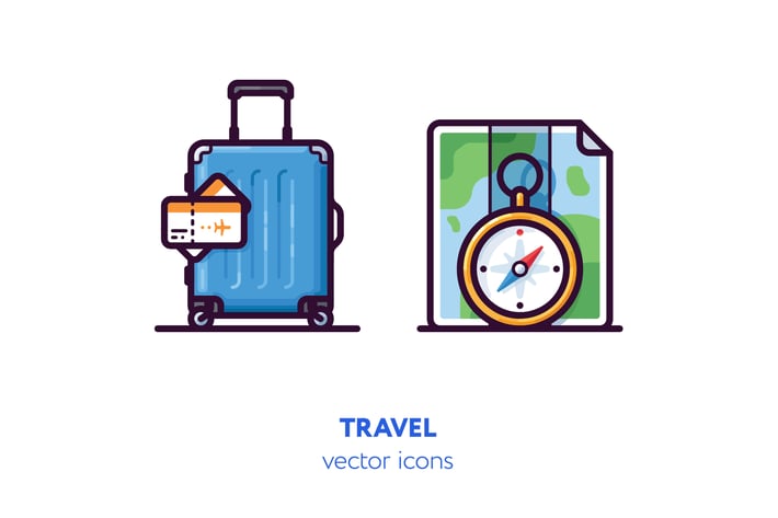 Travel icons
