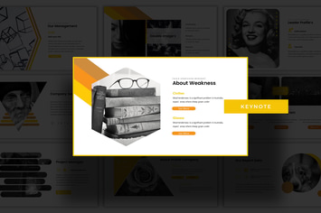 Yelow Grey  - Keynote Template