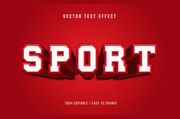Sport - Editable Text Effect
