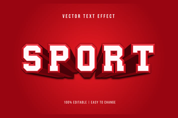 Sport - Editable Text Effect