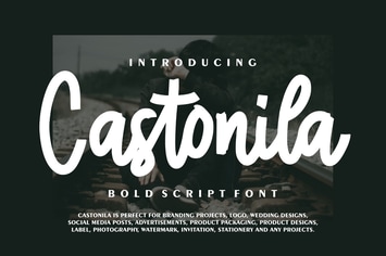 Castonila | Bold Script Font