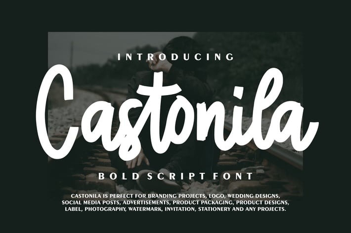 Castonila | Bold Script Font
